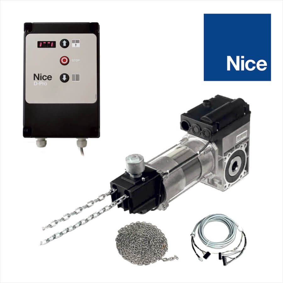 Nice SD 100 Endüstriyel Seksiyonel Kapı Motoru D-Pro Automatic (Kit)